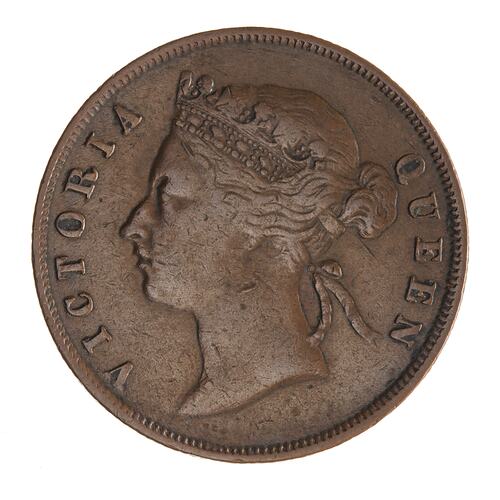 Coin - 1 Cent, Straits Settlements, 1897