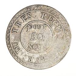 Coin - 50 Sous, Mauritius