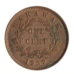 Coin - 1 Cent, Sarawak, 1937