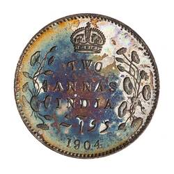 Coin - 2 Annas, India, 1904
