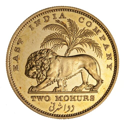 Coin - 2 Mohurs, East India Company, India, 1835