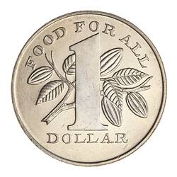 Coin - 1 Dollar, Trinidad & Tobago, 1979