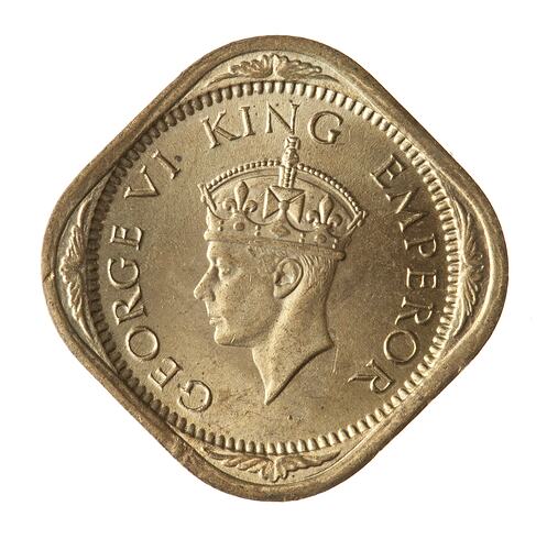 Coin - 1/2 Anna, India, 1942