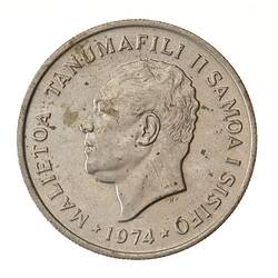 Coin - 10 Sene, Samoa, 1974