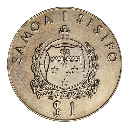 Coin - 1 Tala, Olympic Games Commemorative, Samoa, 1980