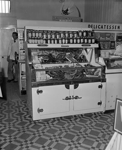 Self Service Refrigerator, Delicatessen, Footscray, Victoria, 1953