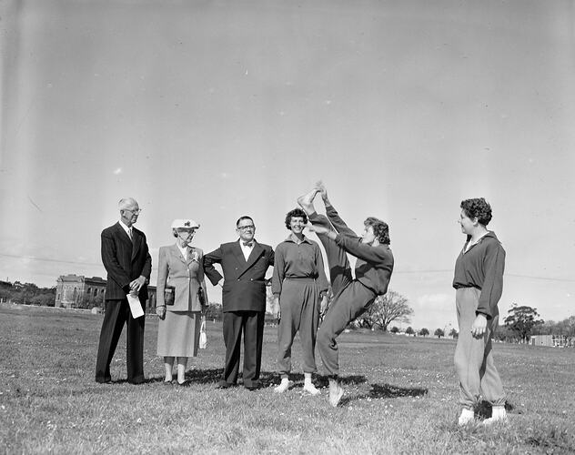 Athletes Preparing, Olympic Games, Melbourne, 1956