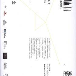 Postcard - Sharon Collins, 'Illuminated by Fire: Flowerdale', Regional Arts Victoria, 2011