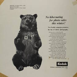Scrapbook - Kodak Australasia Pty Ltd, Advertising Clippings, 'Pharmacy & Photo Trade', Coburg, 1963-1969