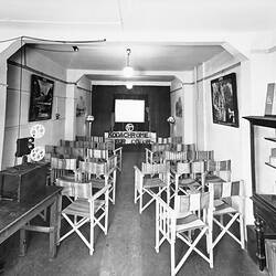 Negative - Kodak Australasia Pty Ltd, Projection Room Interior, Tasmania, late 1930s