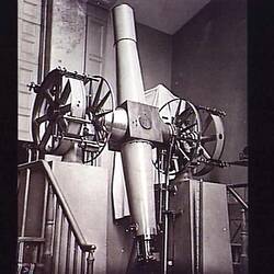 Photograph - 6-inch Transit Telescope, Troughton & Simms, Sydney Observatory, Observatory Hill, Sydney, New South Wales, circa 1890