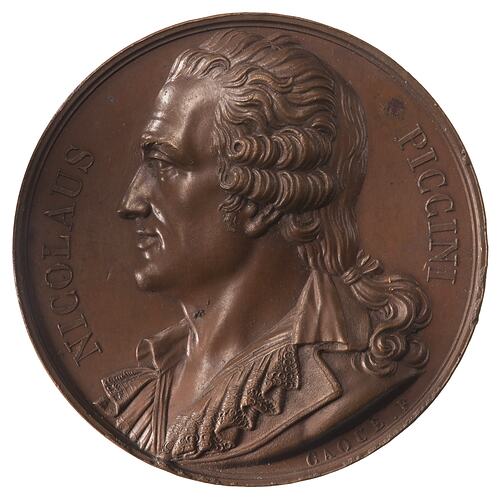 Medal - Niccolo Piccinni, France, 1823