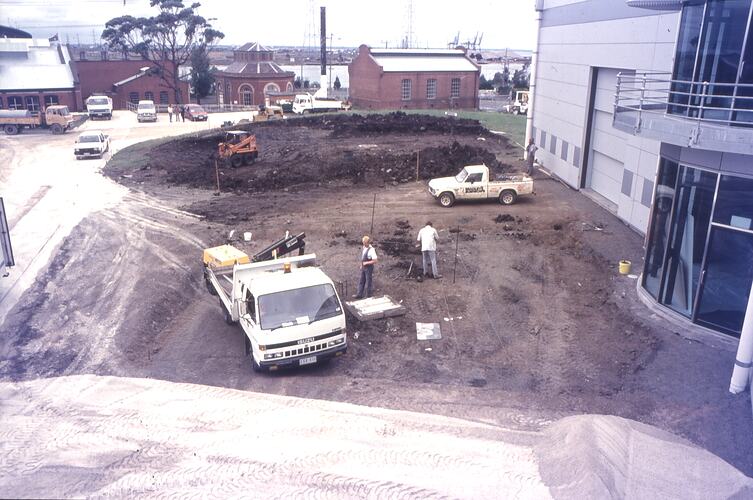 Photograph - Scienceworks, Construction of Grounds, Spotswood, Victoria, circa 1991