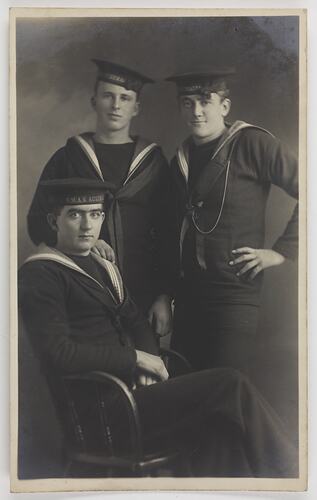 Studio portrait of seaman.