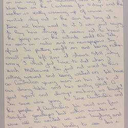Letter - To Mary & Jim Ward from Hazel & Ray Selby, SS 'Canberra', circa 1962