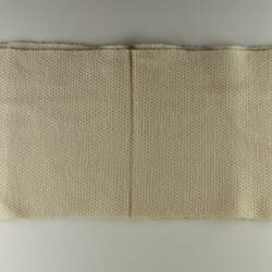 Scarf - Cream Wool, Dorothea Dunzinger, 1950s