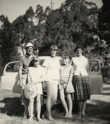 Ward Family, Blackwood Springs, Victoria, circa 1962