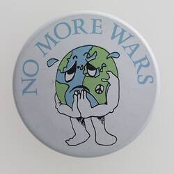 Badge - 'No More Wars', circa 1980