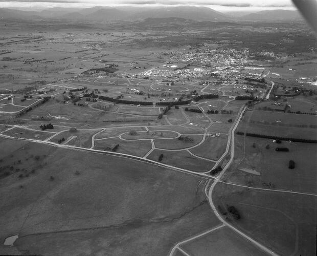 Negative - Aerial View of Lilydale & Surrounding Area, Victoria, 20 Jul 1968