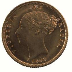 Coin - Half Sovereign, Australia, 1883