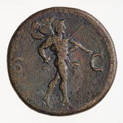 Coin - Sestertius, Emperor Vespasian, Ancient Roman Empire, 73 AD