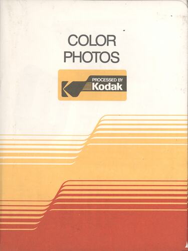 Photograph and Negative Folder - Kodak Australasia Pty Ltd, Disc Film 'Color Photos', 1980 -1982