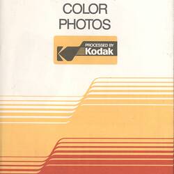 Photo & Negative Folder - Kodak Australasia Pty Ltd, 'Color Photos', Australia & New Zealand, 1980 -1982