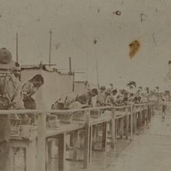 Photograph - Soldiers Washing, Gabbari Camp, Alexandria, Egypt, World War I, 1915-1916