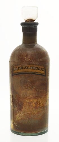 Apothecary Jar - Potassium Permanganate, circa 1920