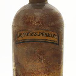 Apothecary Jar - Potassium Permanganate, circa 1920