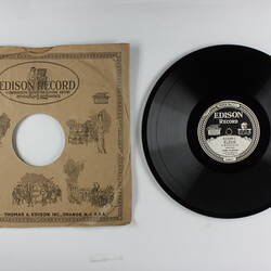 Disc Recording - Edison, Double-Sided, 'Elegie' & 'Cavatina', 1926-1929.