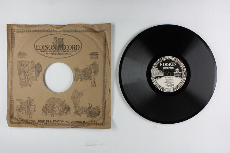 Disc Recording - Edison, Double-Sided, 'Reverie' & 'Hejre Kati', 1928-1929.