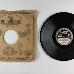 Disc Recording - Edison, Double-Sided, 'Un Bel Di Verdremo' and 'Romance De L'Etoile', 1919-1929