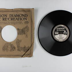 Disc Recording - Edison, Double-Sided, 'Mary' & 'Her Bright Smile Haunts Me Still', 1919-1929