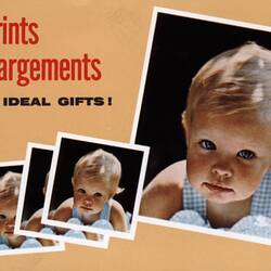 Leaflet - 'Extra Prints & Enlargements Make Ideal Gifts!', circa 1966
