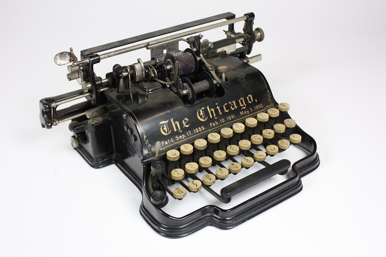 Typewriter Chicago Writing Machine Co 1890s