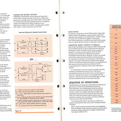 Opened brochure with text and diagrams.