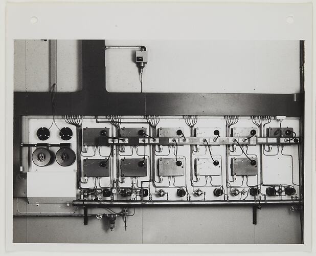 Kodak Australasia Pty Ltd, 'Rear of Control Panel, J.7 West Wing', Coburg, circa 1963