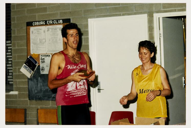 Kodak Australasia Pty Ltd, 10km Kodak Challenge, Award Presentation, Coburg, 07 Feb 1989