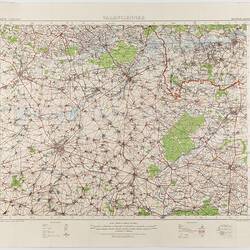 Map - Military, Belgium, Valenciennes 12, Scale 1
