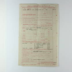 Tax Return - James Leech, Commonwealth of Australia, Jul 1954 - Jun 1955