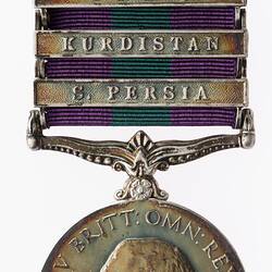 Medal - General Service Medal 1918-1962, King George V, 1st Issue, Specimen, Great Britain, 1920 - Obverse