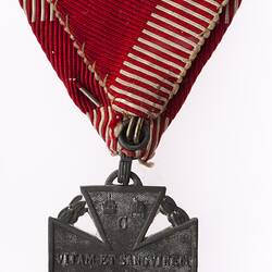 Medal - Karl Troop Cross, Austria, 1916 - Reverse