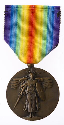 Medal - Victory Medal 1914-1918, United States of America, 1918 - Obverse