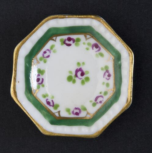 Plate - Dinner Service, Morning Room, Dolls' House, 'Pendle Hall', 1940s