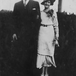 Digital Image - Wedding Day of Bertha Whibley & Francis Eckermann, Essendon, 1935