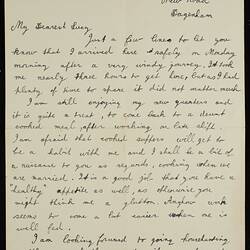 Letter - Stanley Hathaway, Dagenham, London To Lucy Simmons, Thundersey, Essex, 25 Jan 1938
