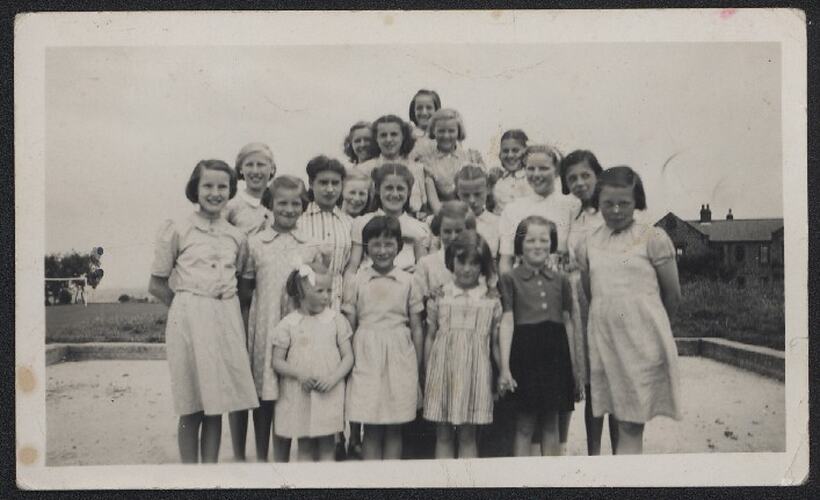 Photograph - Girls At Bramhope National Children's Home, Leeds, England, 1941-50