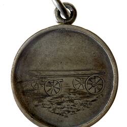 Medal - National Agricultural Society of Victoria, Silver Prize, Victoria, Australia, 1887