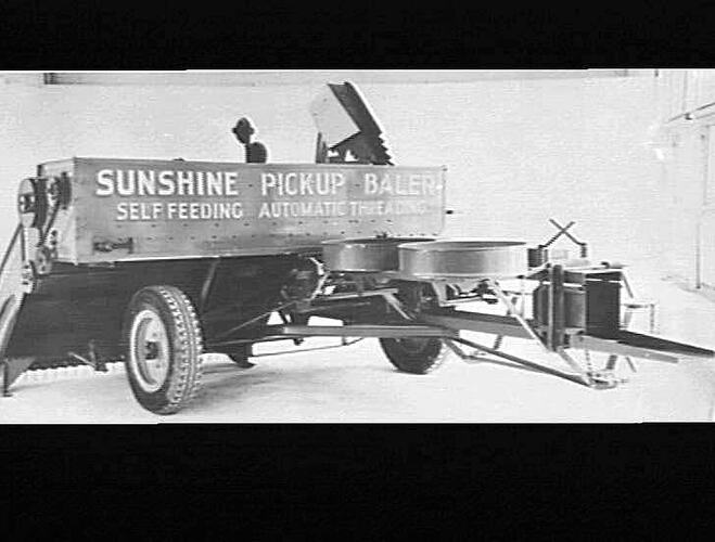 SUNSHINE PICKUP BALER, SEPT 1945
